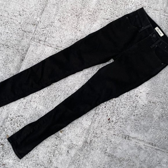 Madewell Women Jeans Black Denim Skinny 10 in High Rise Jeans Size 25 - Picture 5 of 11